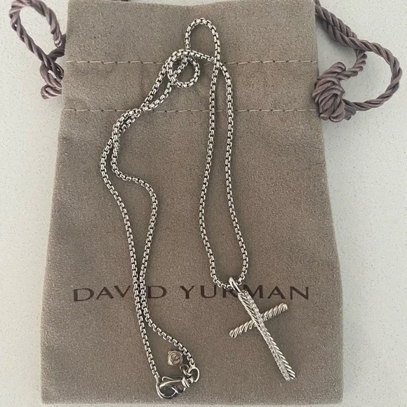 David Yurman Jewelry David Yurman Crossover Cross Necklace